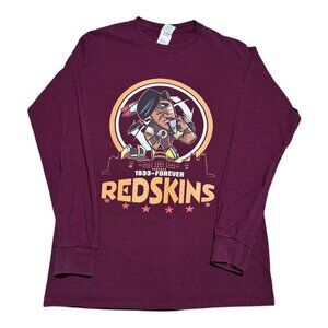 Gildan Washington Redskins 1933-Forever‎ Maroon Long Sleeve Shirt Adult Small